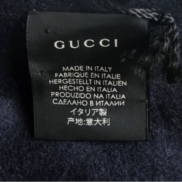 Gucci LOVED Cashmere Sequin Scarf New - Picture 9 of 15